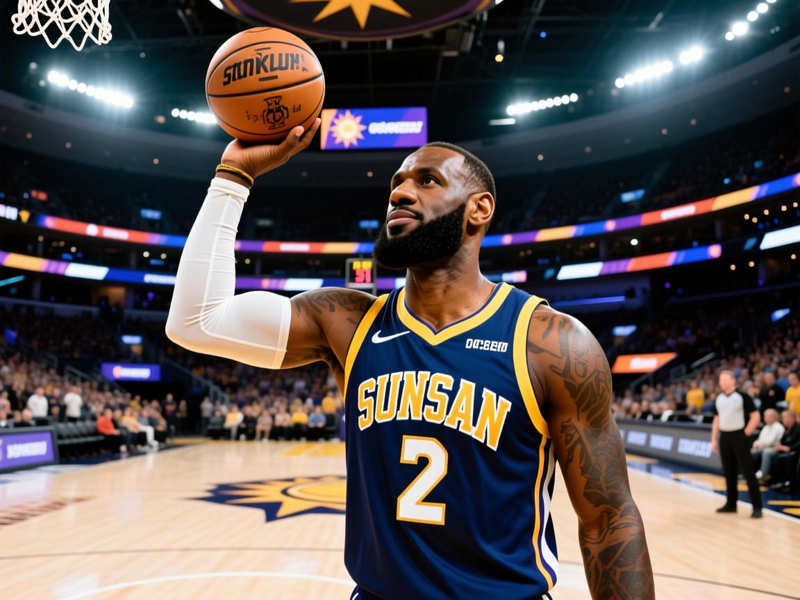 太阳新秀封盖詹姆斯，成为球迷焦点