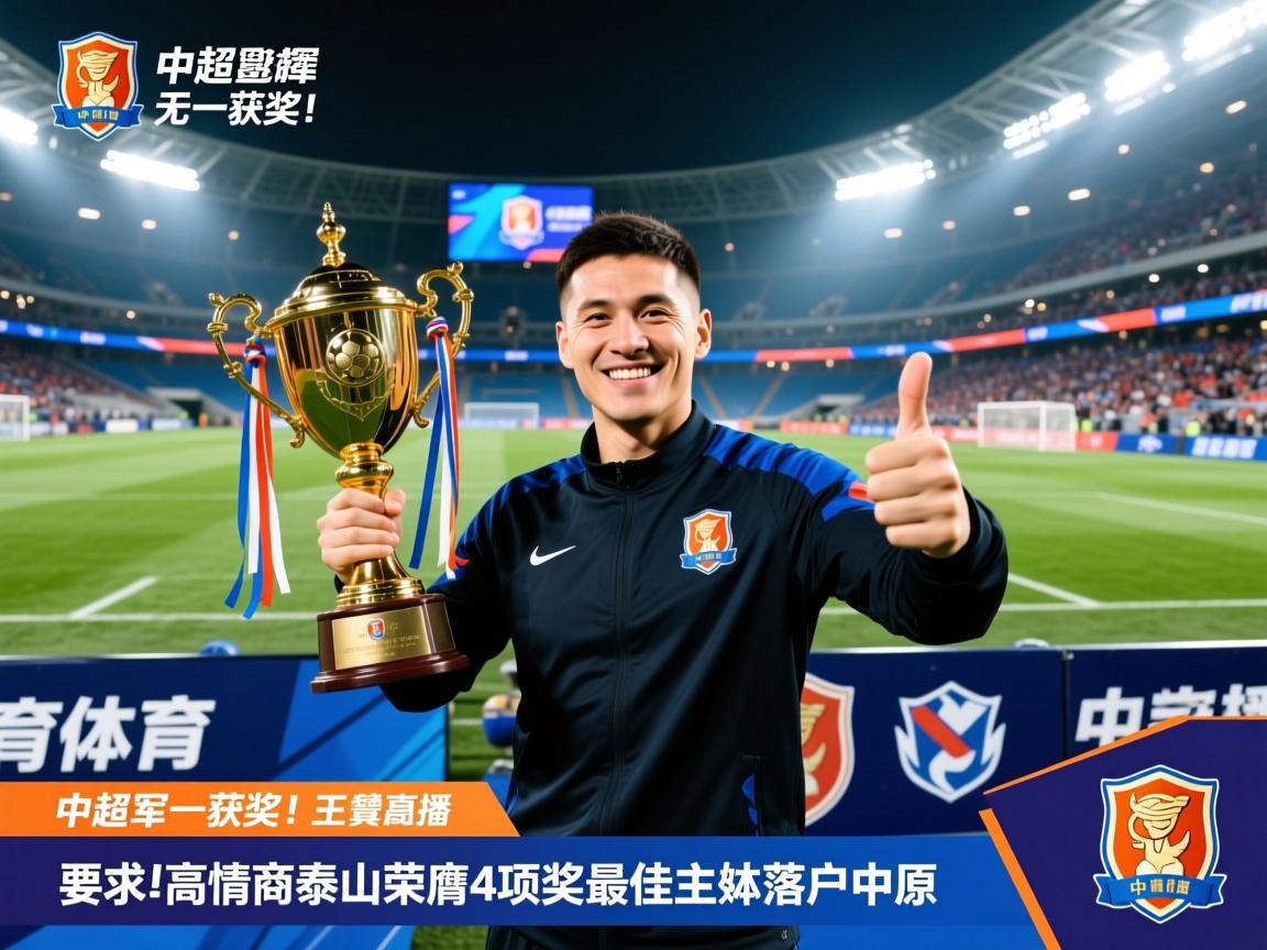 中超冠军无一获奖！王燊超高情商泰山荣膺4项奖最佳主帅落户中原